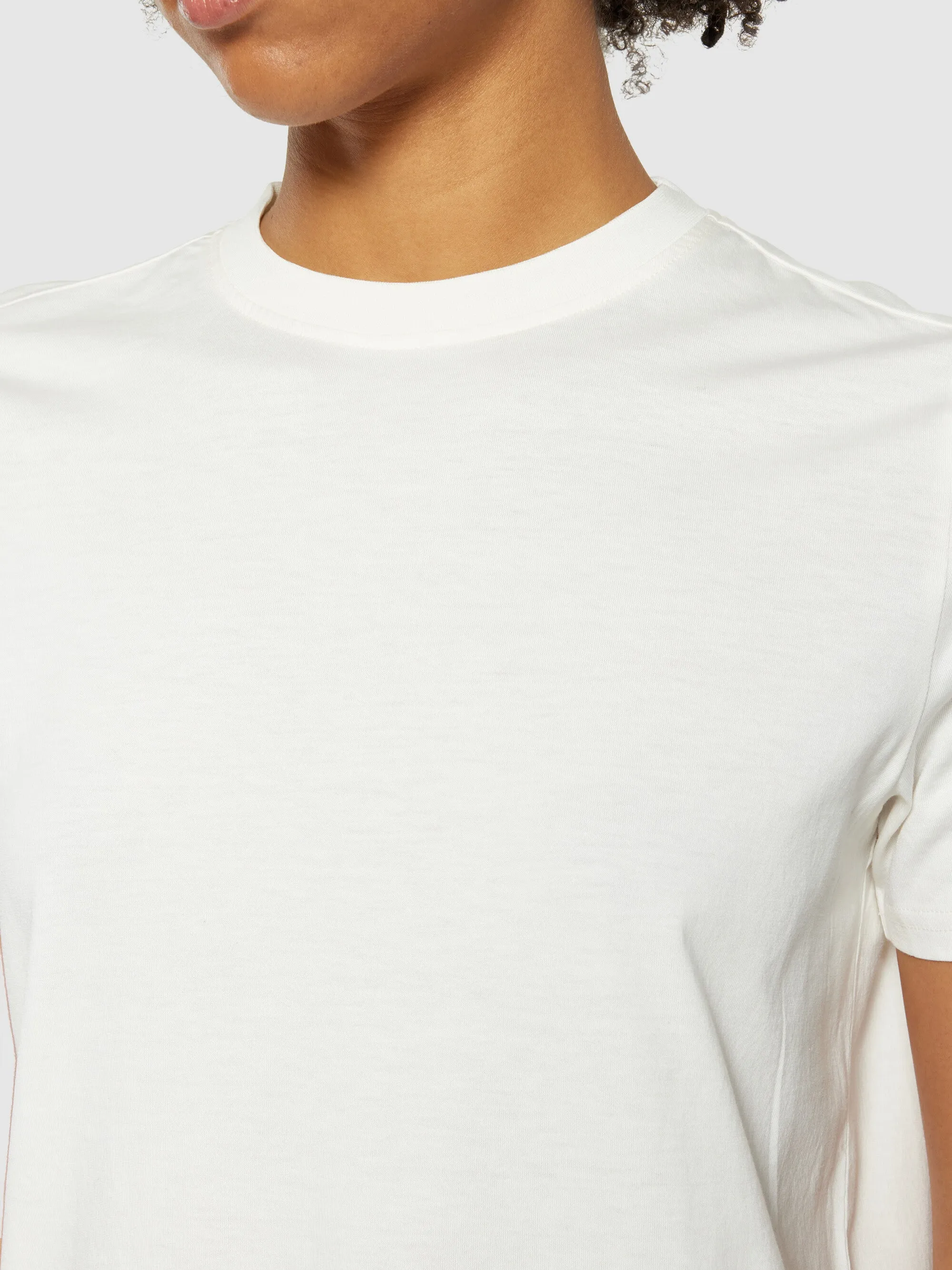 Basic pima cotton t-shirt - GOTS/Vegan - Egret