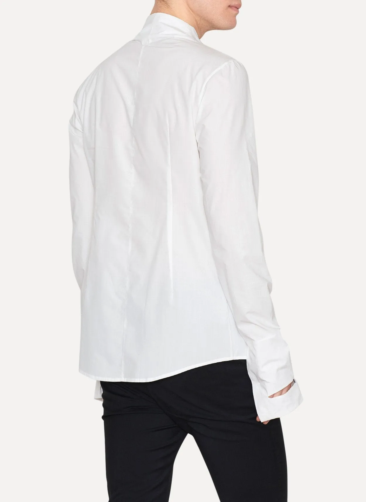 Collarless Minimal Shirt