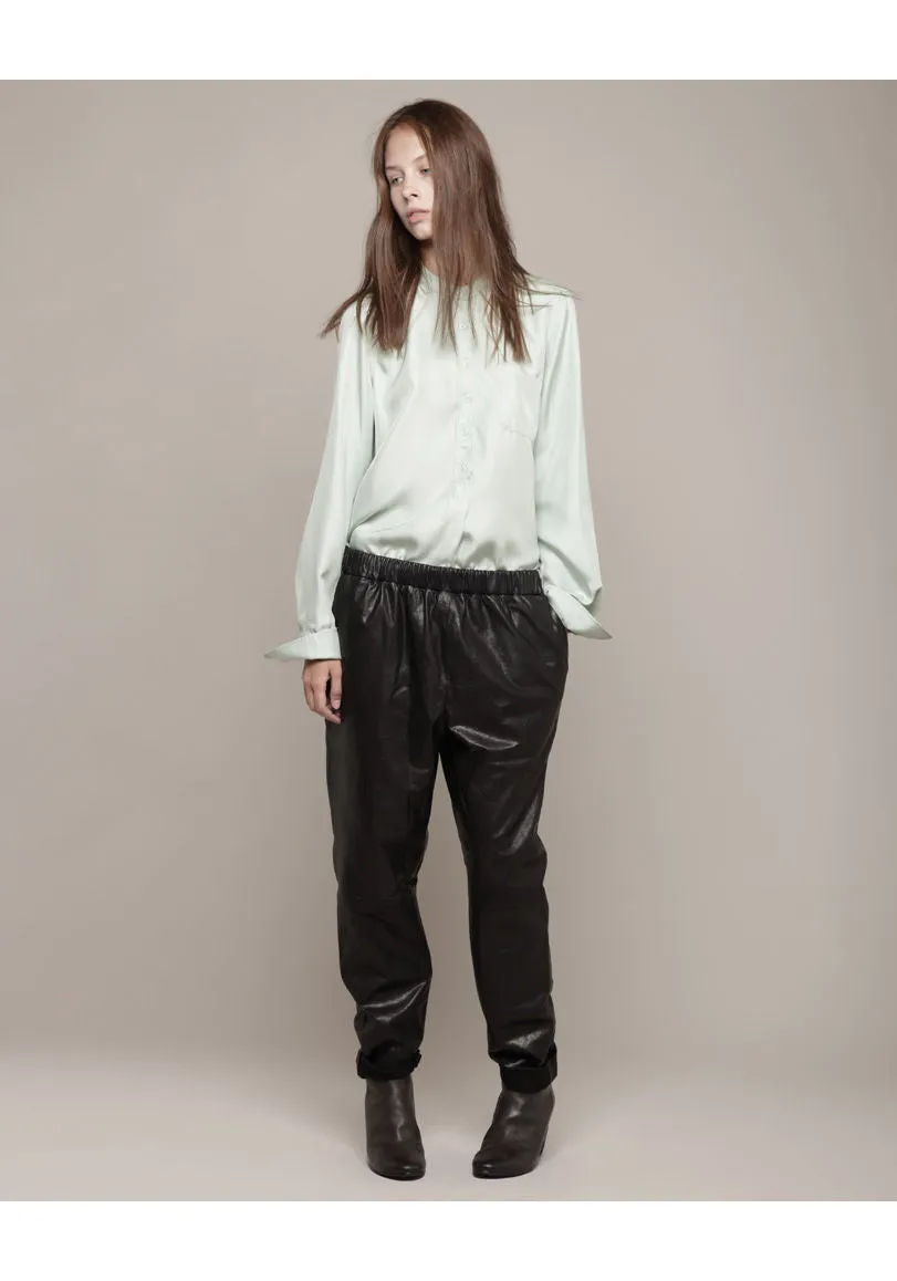 Collarless Shirt