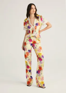 Silas Straight Leg Trouser - Sorbet Multi