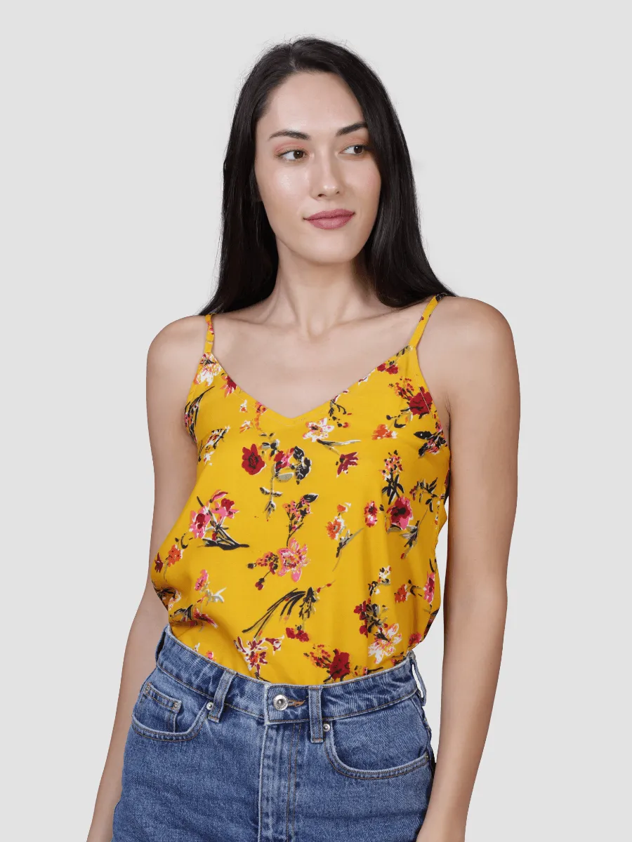 Summer Sunshine Floral Top